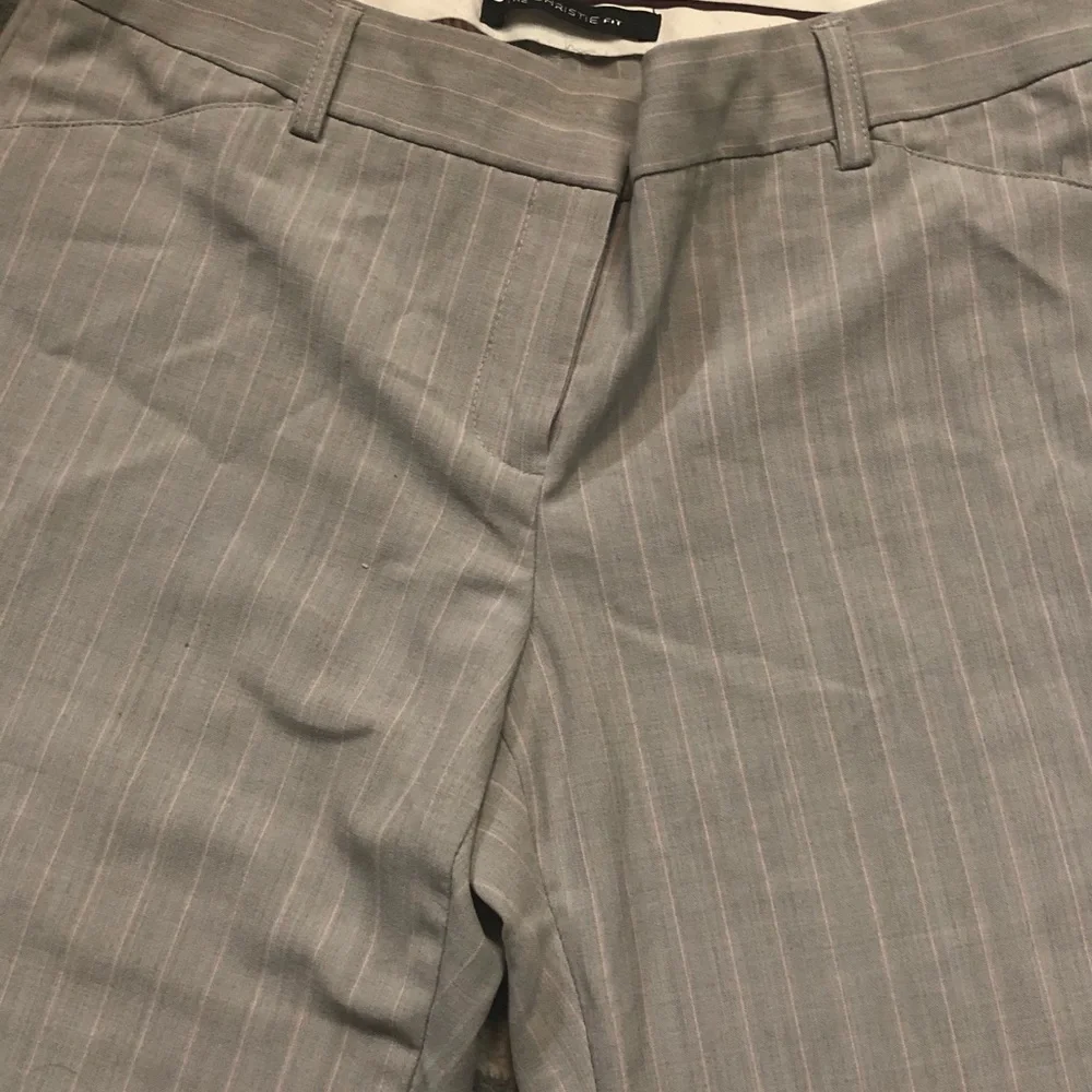 Body By Victoria Fit Dress Pants Christie Fit Flare Pink Grey Women’s 8 (28x30) - Picture 2 of 12